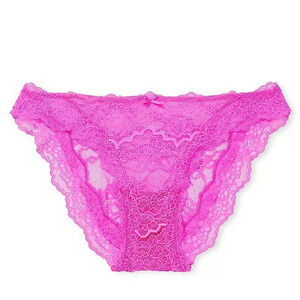 Victoria's Secret Dream Angels Pink Allure Shine Cheekini Panty Size XL